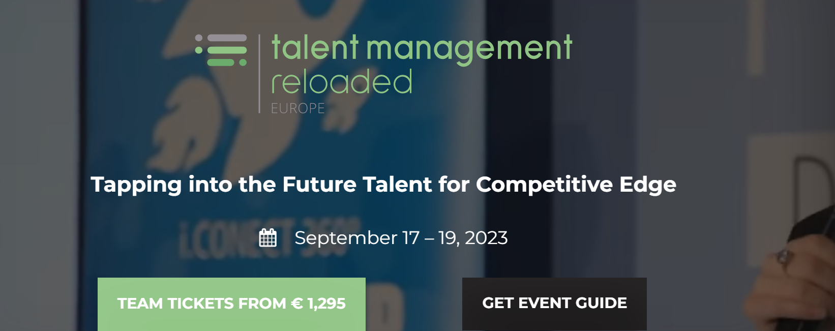 Talent Management Reloaded Europe HR event